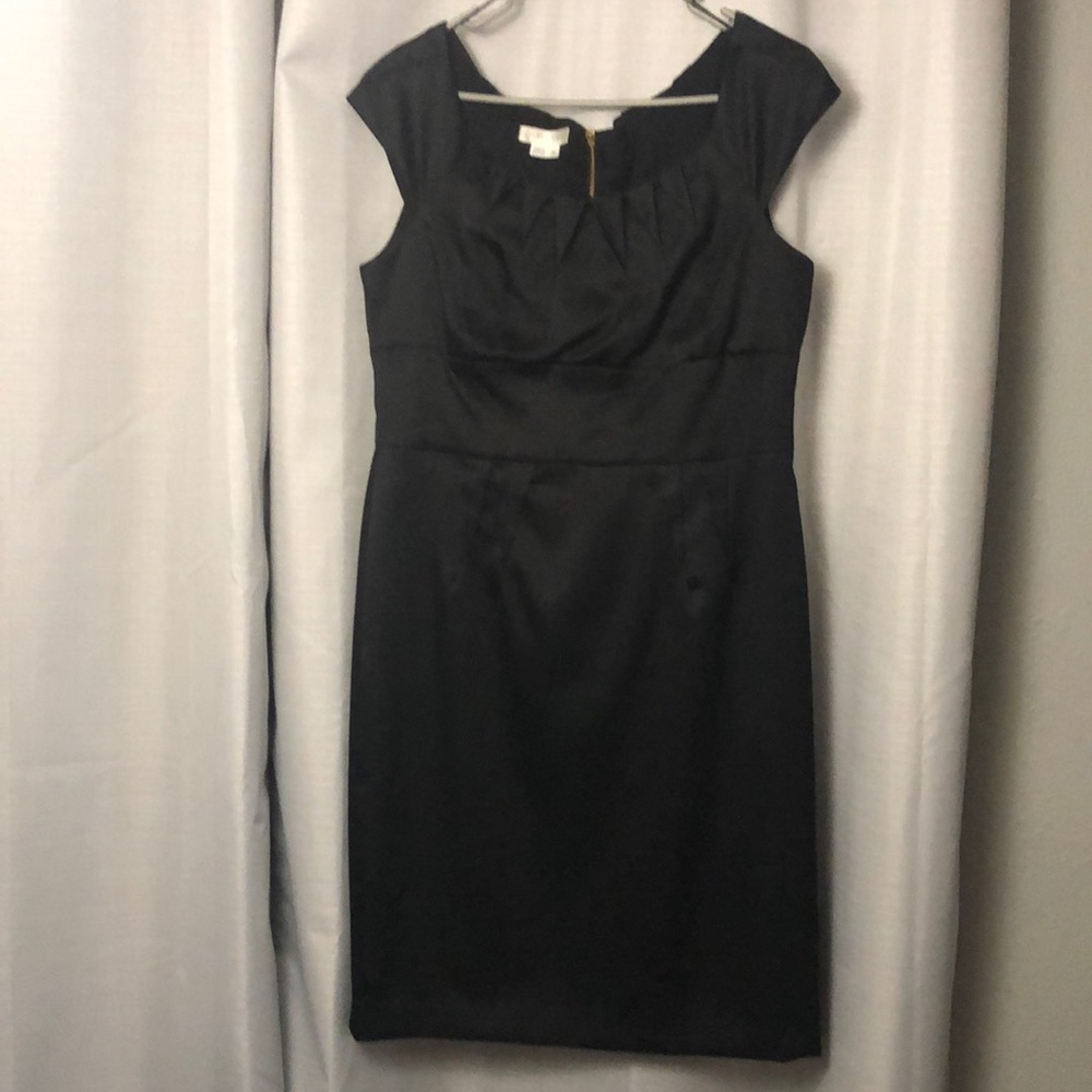 Little black dress with built in slip